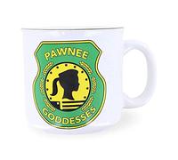 Silver Buffalo Parks and Recreation Pawnee Goddesses 20oz Ceramic Camper Mug