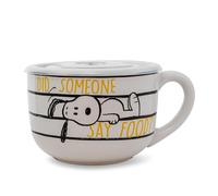 Silver Buffalo PEA486K4 Soup Ceramic Mug, Peanuts Snoopy