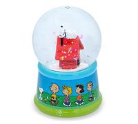 Silver Buffalo Peanuts Group Walk Outside Light Up Snow Globe, 55 mm
