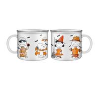 Silver Buffalo Peanuts Halloween Characters 20oz Ceramic Camper Mug