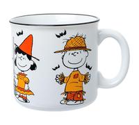 Silver Buffalo Peanuts Halloween Squad Costumes, Ceramic Camper Mug, 20oz