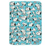 Silver Buffalo Peanuts Snoopy Multi Pose Pattern Fleece Throw 45" x 60"