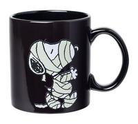 Silver Buffalo Peanuts Snoopy Woodstock Trick or Treat Temperature Reveal 20oz Ceramic Mug