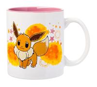 Silver Buffalo Pokémon Eevee Star Splatter Ceramic Mug, 20 Ounces