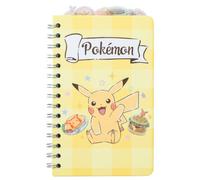 Silver Buffalo Pokémon Pikachu, Piplup, Spiral Tabbed Notebook, 8" x 5" | Eevee, Yamper, School, Journal, Office, Work