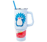 Silver Buffalo Pokemon Snorlax Icon 40oz Stainless Steel Tumbler with Handle