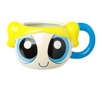 Silver Buffalo Powerpuff Girls Bubbles Face Ceramic 3D Sculpted Mug