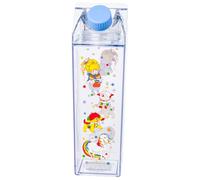 Silver Buffalo Rainbow Brite Featuring Twink, Puppy Brite, and Starlite Plastic Milk Carton Pitcher Bottle, 16.2 Ounces