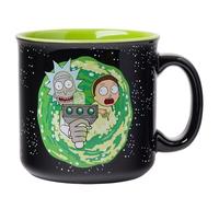 Silver Buffalo Rick and Morty Ram Portal Floor Ceramic Camper Mug, 20 Ounces