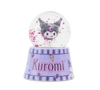 Silver Buffalo Sanrio Hello Kitty and Friends Boxed Light Up Snow Globe Featuring Kuromi, 45mm