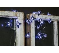 Silver Buffalo Sanrio Hello Kitty and Friends Kuromi 20ct Decorative String Lights, 7 Feet Long, Battery Powered (2 AA Batteries Included), Cool White LED, Indoor Use Only