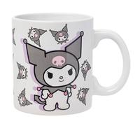 Silver Buffalo Sanrio Hello Kitty and Friends Kuromi Poses Ceramic Mug, 20 Ounces