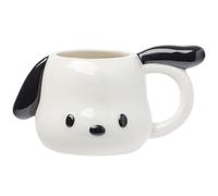 Silver Buffalo Sanrio Hello Kitty and Friends Pochacco Ceramic 3D Sculpted Mug, 20 Ounces