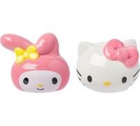Silver Buffalo Sanrio Hello Kitty My Melody, Salt and Pepper Shaker Set