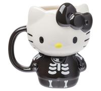 Silver Buffalo Sanrio Hello Kitty Skeleton Costume, 3D Sculpted Mug, 20oz