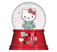 Silver Buffalo Sanrio Hello Kitty Snow Globe│Merry Jolly Happy Christmas│5.5 Inches Tall, 100mm (Stardard)
