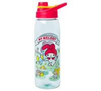 Silver Buffalo Sanrio My Melody Retro Meadow Water Bottle w Screw Lid, 28 Ounces