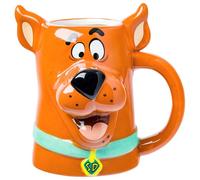 Silver Buffalo Scooby-Doo Face 3D Sculpted Ceramic Mug, 20-Ounces