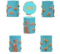 Silver Buffalo Scooby-Doo Scooby Ceramic Snack Jar Embossed Sculpted, 30oz