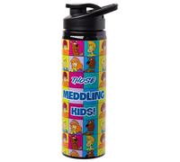 Silver Buffalo Scooby-Doo “Those Meddling Kids!” Stainless Steel Water Bottle Featuring Scooby-Doo, Fred, Velma, Shaggy, and Daphne, 25 Ounces