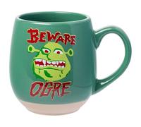 Silver Buffalo Shrek Beware Ogre 16oz Clay Base Ceramic Mug