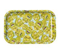 Silver Buffalo Shrek Face Pattern Tin Tray 11" x 7"