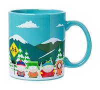 Silver Buffalo South Park Bus Stop Ceramic Mug, 20 Ounces