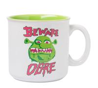 Silver Buffalo SR1406E1 Ceramic Camper Mug, Shrek Beware Ogre