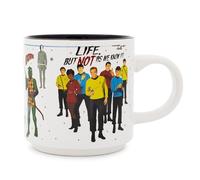 Silver Buffalo Star Trek Aliens, Villains, and Crew Stackable Ceramic Mug | Holds 13 Ounces