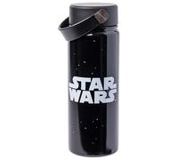 Silver Buffalo Star Wars Stainless Steel Water Bottle with Swivel Handle, 20 Ounces