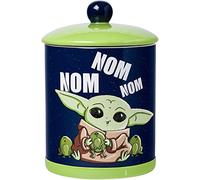 Silver Buffalo Star Wars: The Mandalorian Grogu Nom Nom Nom Frogs Large Ceramic Cookie Jar