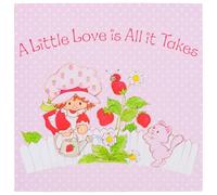 Silver Buffalo Strawberry Shortcake A Little Love is All it Takes 6" x 6" x 1.5" Box Wall Sign