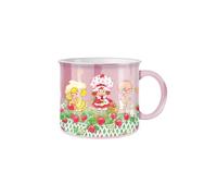 Silver Buffalo Strawberry Shortcake Featuring Lemon Meringue and Apricot Ceramic Camper Mug, 20 Ounces