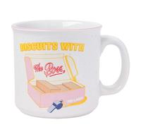 Silver Buffalo Ted Lasso Biscuits with the Boss Ceramic Camper Mug, 20 Ounces