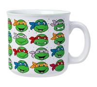 Silver Buffalo Teenage Mutant Ninja Turtles Portraits Ceramic Camper Mug | Holds 20 Ounces