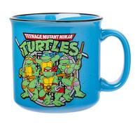 Silver Buffalo Teenage Mutant Ninja Turtles TMNT Turtle Power Ceramic Camper Mug, 20 Ounces