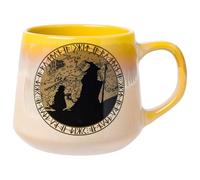 Silver Buffalo The Lord of The Rings Reactive Glaze Tapered Pottery Mug, 18 Ounces
