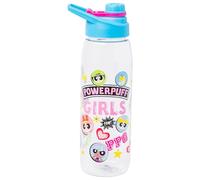 Silver Buffalo The Powerpuff Girls Icon Sticker Patches 28oz Water Bottle w Screw Lid