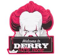Silver Buffalo Warner Brother Horror Welcome to Derry Large Die Cut MDF Box Wall Sign