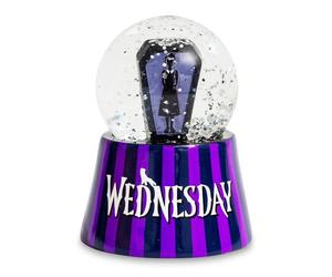 Silver Buffalo Wednesday Addams Mini Light-Up Snow Globe | 3 Inches Tall