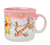 Silver Buffalo Winnie The Pooh Group Reactive Glaze Ceramic Camper Mug, 20 Ounces
