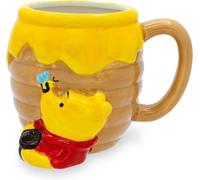 Silver Buffalo Winnie The Pooh Honey Hunny Pot Ceramic 3D Sculpted Coffee Mug, 23 Ounces
