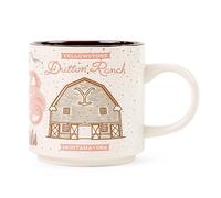 Silver Buffalo Yellowstone Dutton Ranch Ceramic Mug | Holds 13 Ounces