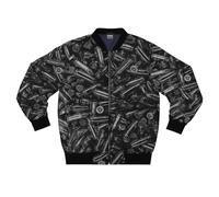 Silver Bullets Bomber Jacket For Men, Silver, Large