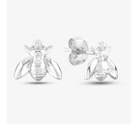 Silver Bumble Bee Stud Earrings SE07514B