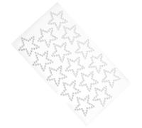 Silver Butterfly Face Gems Stickers with Jewelry-like Sparkle