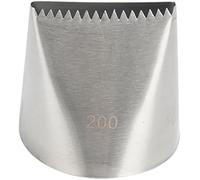 Silver Cake Icer Tips Large Decorating Icing Tips, Crumb Coat Piping Tips for Cake Decorating, Decorating Tools, Icing and Piping Tips (#200)