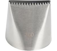 Silver Cake Icer Tips Large Decorating Icing Tips, Crumb Coat Piping Tips for Cake Decorating, Decorating Tools, Icing and Piping Tips,Kitchen and Dining (#200)