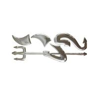 Silver Car Little Devil Pattern Demon Horns Sticker 3D Reflective Decal Waterproof Car Styling Stickers Self Adhesive Decor Sticker for Cars, Trucks, SUV,Tumblers, Laptops, Car Windows