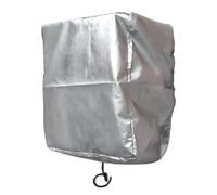 Silver Charging Station Protector Cover - Weatherproof Oxford Cloth Rain Resistant 40CM Silver UV Protection Dustproof Wall Mounted Garage Hood Heavy Duty Electric | Ens